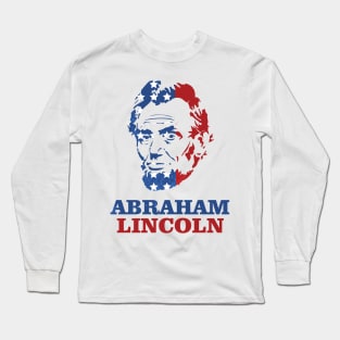 July 4th Abraham Lincoln Long Sleeve T-Shirt